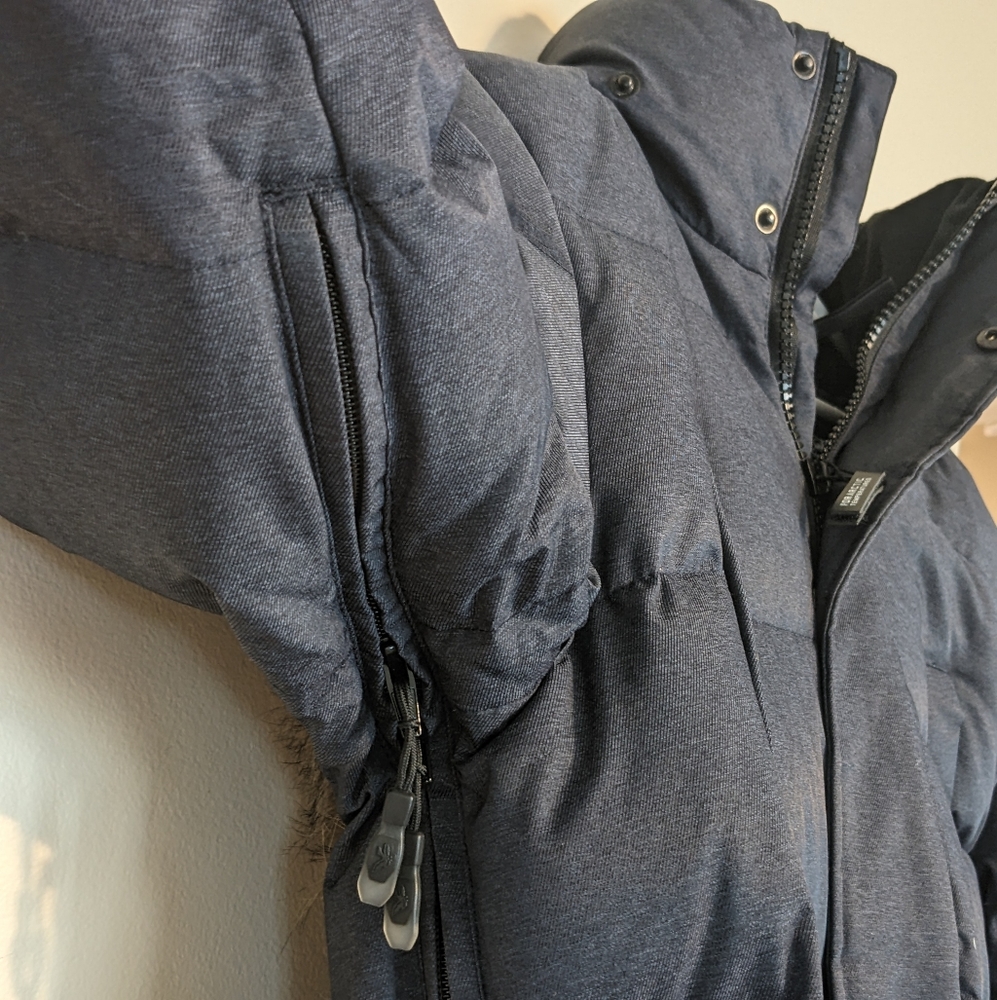 Triple F.A.T Goose Down Colburn Puffer Parka Jacket in Navy Blue Size Small NWT - Picture 9 of 16